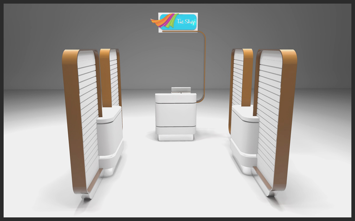 Floor Standing Mobile Showcase