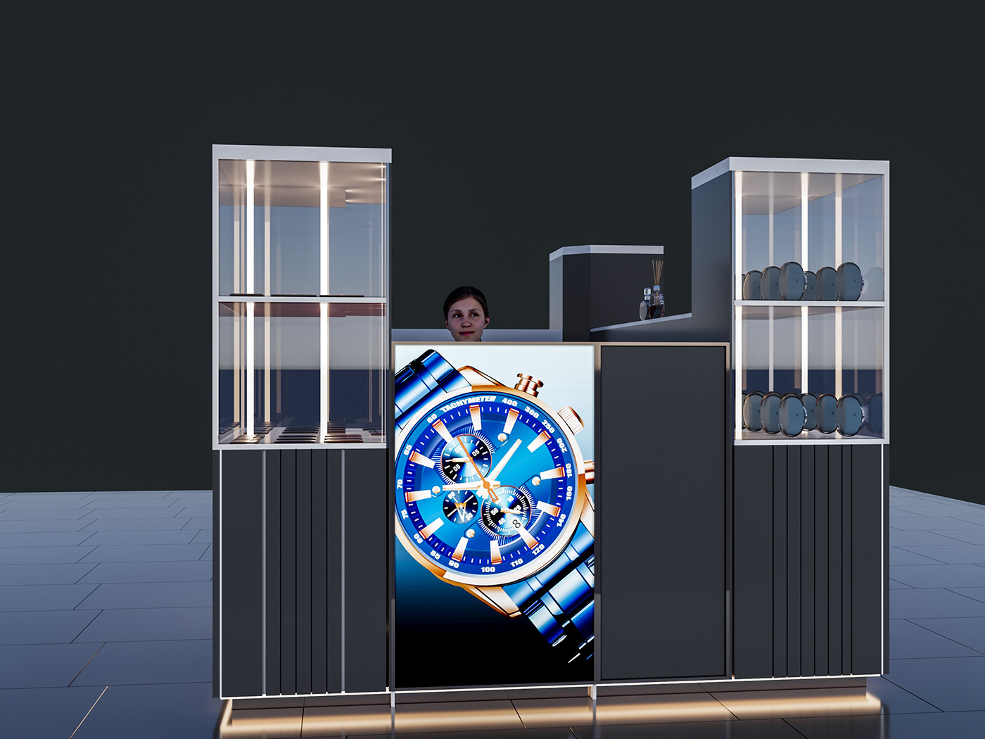 Watch Retail Counter 