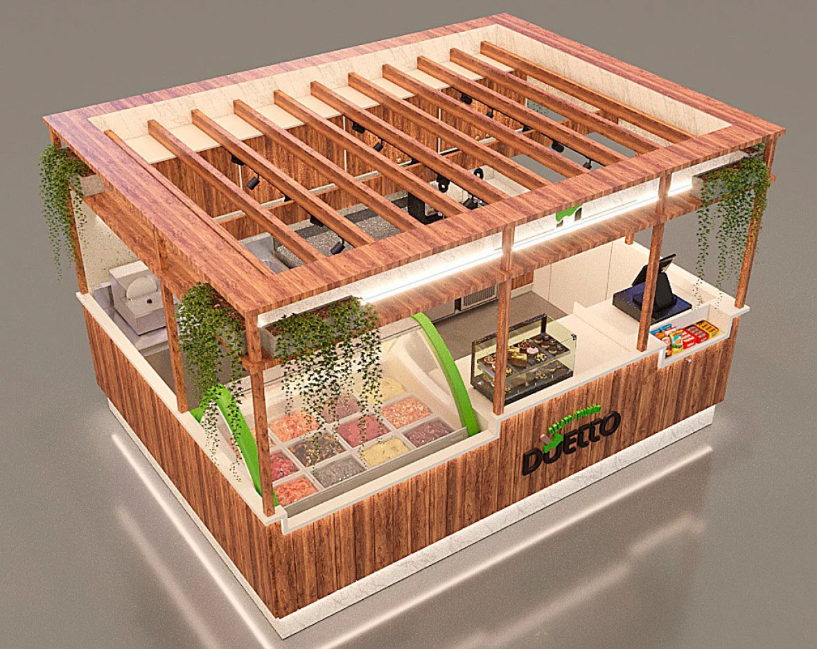 ice cream kiosk