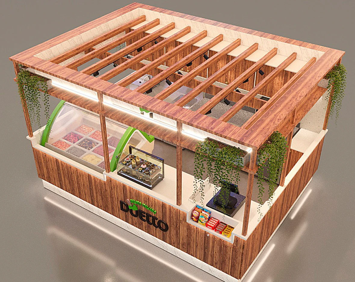ice cream kiosk
