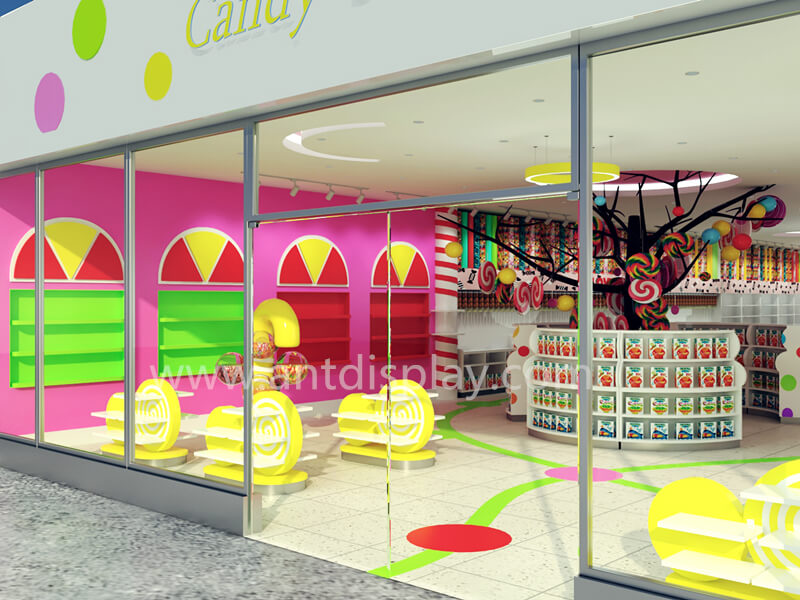 attractive candy display