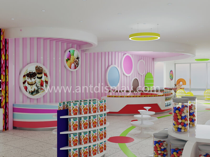 ice cream counter