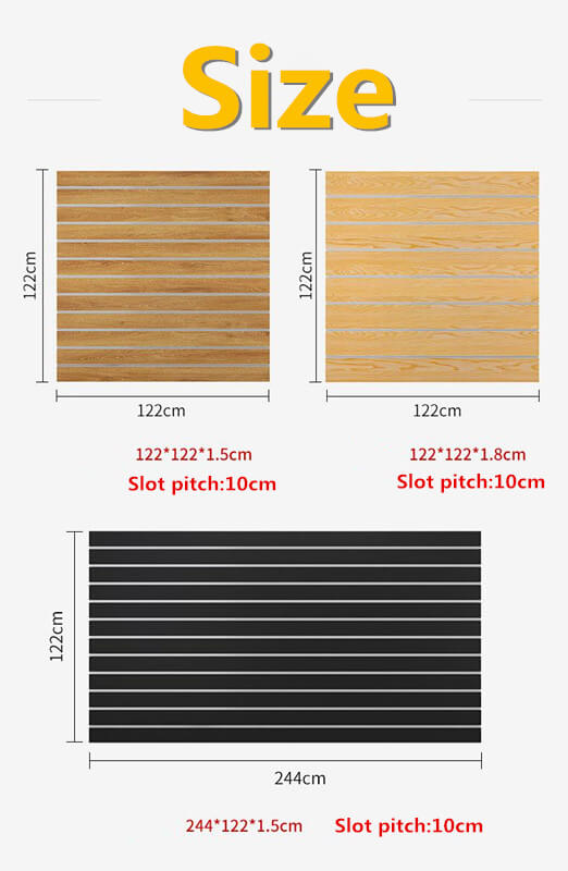 slat wall display
