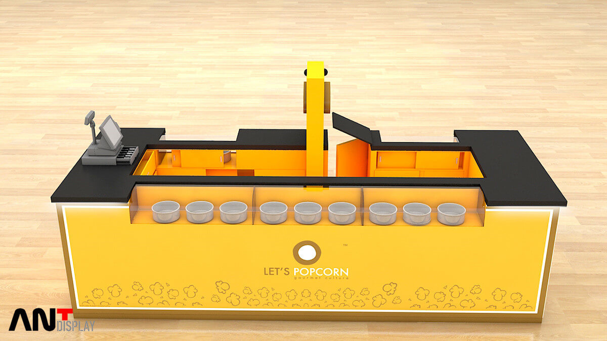 Ant popcorn kiosk
