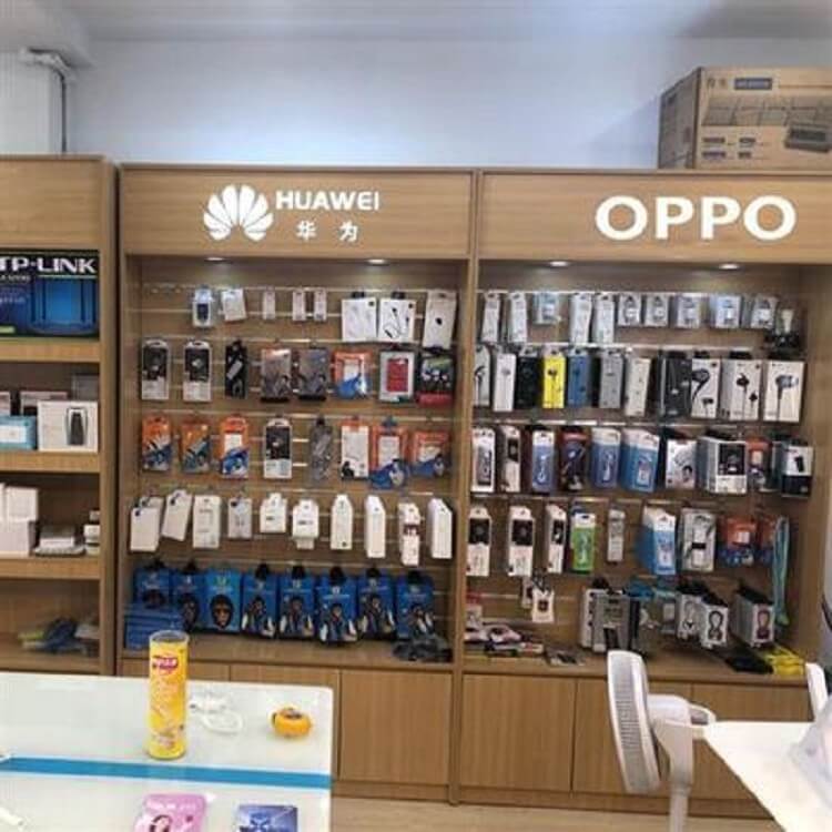 phone display cabinet