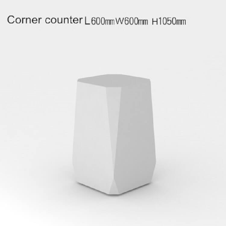 corner decoration counter
