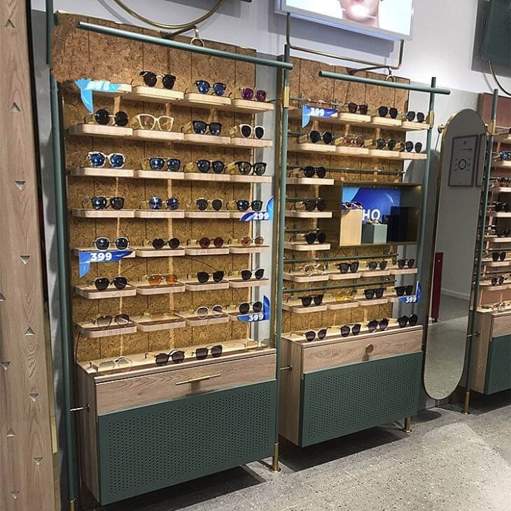 sunglasses display cabinet