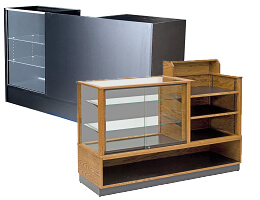 jewelry cash wrap counter