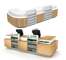 Pharmacy Cash wrap front desk