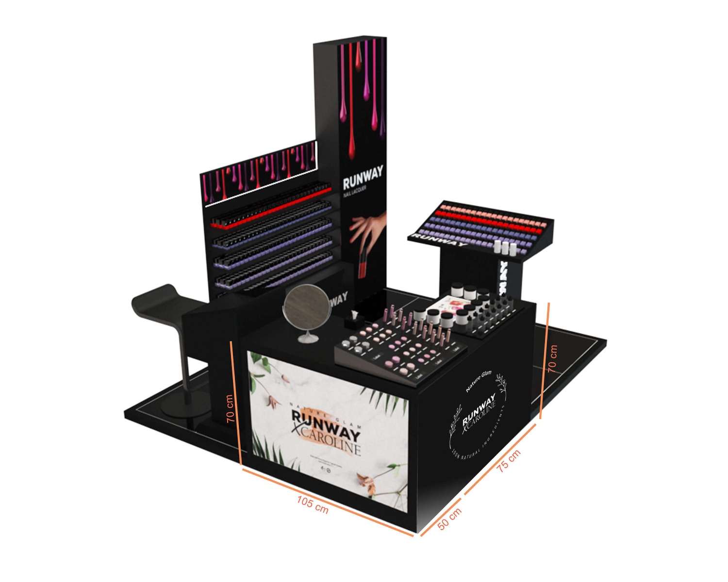 nail polish booth