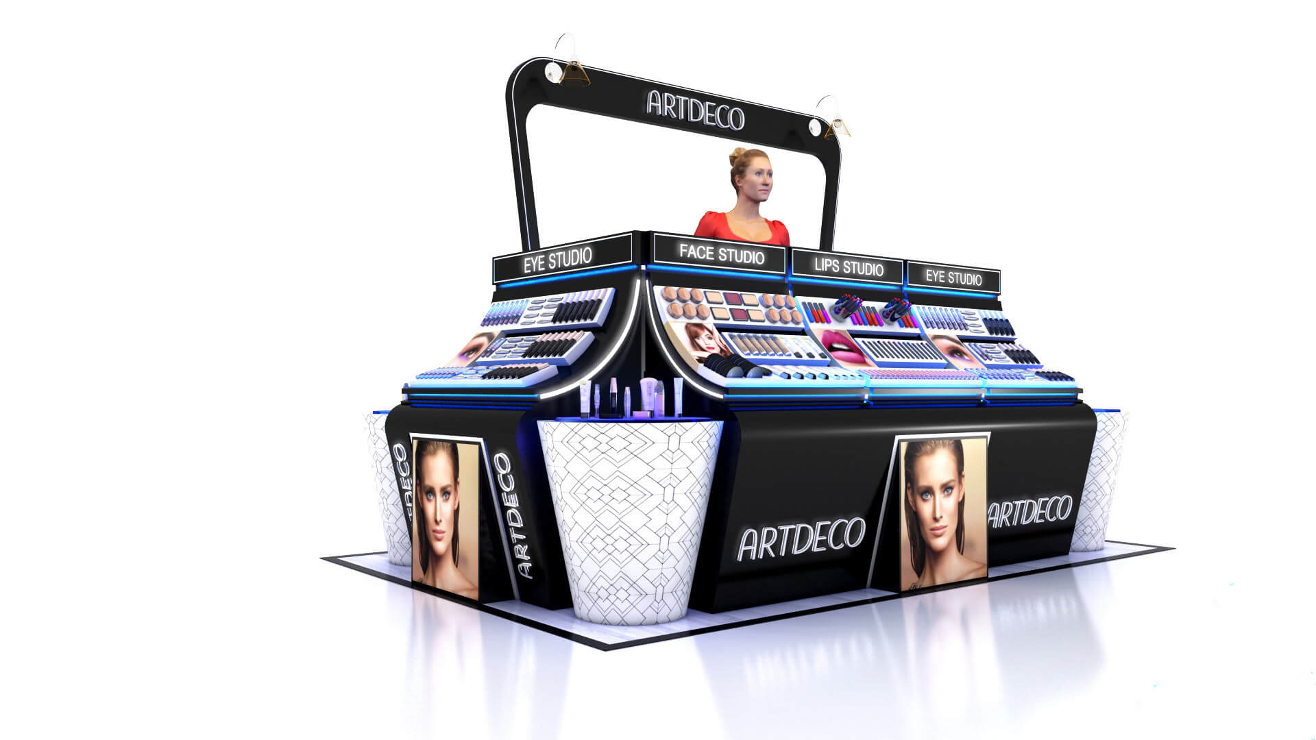 cosmetic kiosk