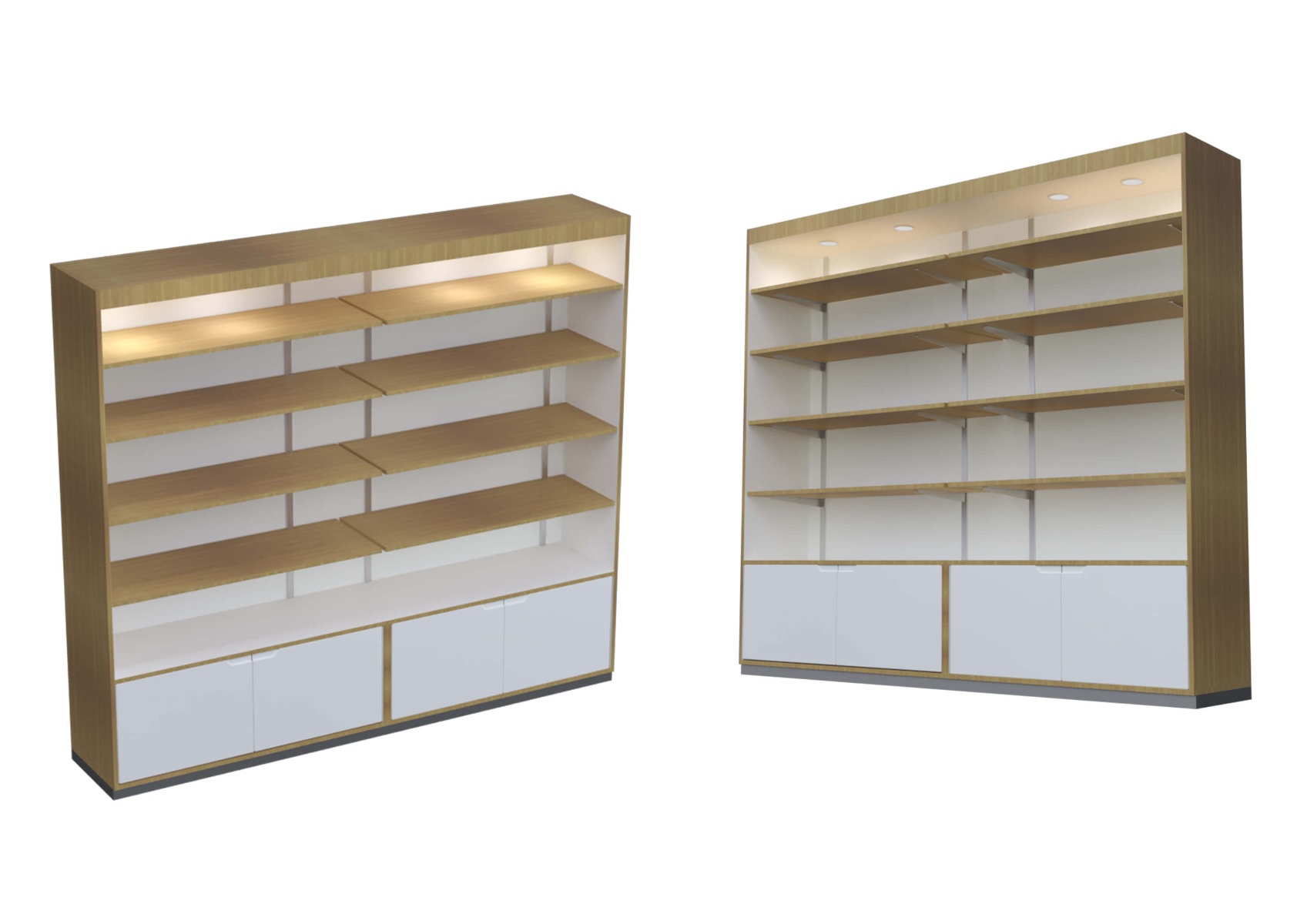 phone display cabinet