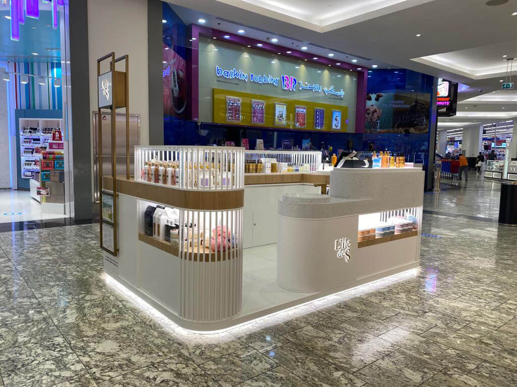 cosmetic kiosk