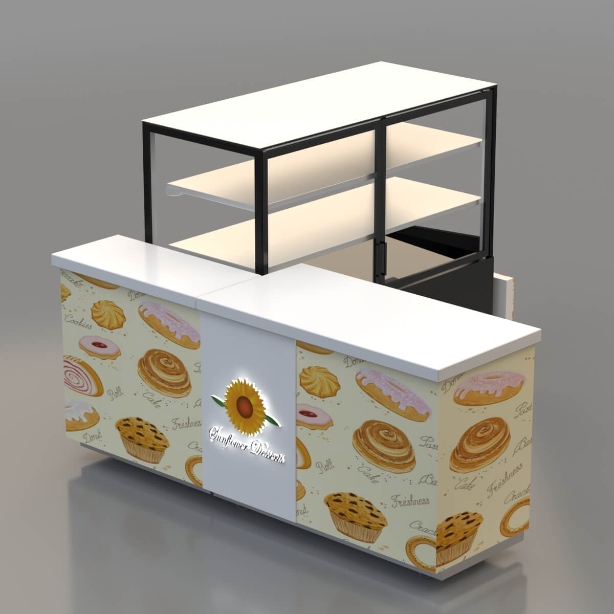 hot dog cart