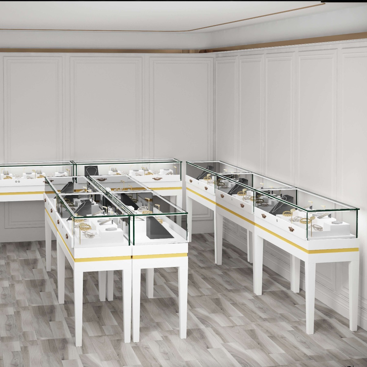 jewelry display showcase