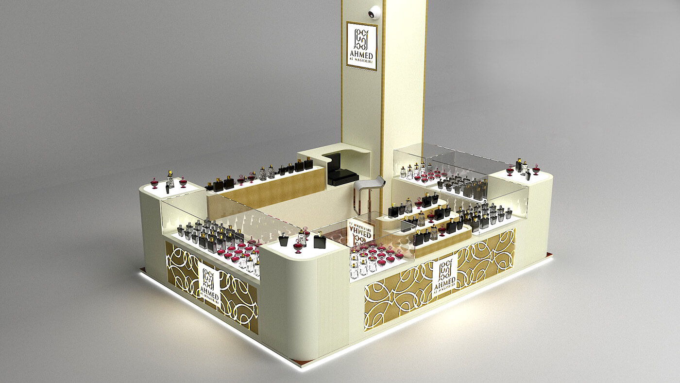 perfume kiosk