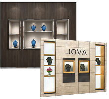 Wall mounted Jewelry Showcase