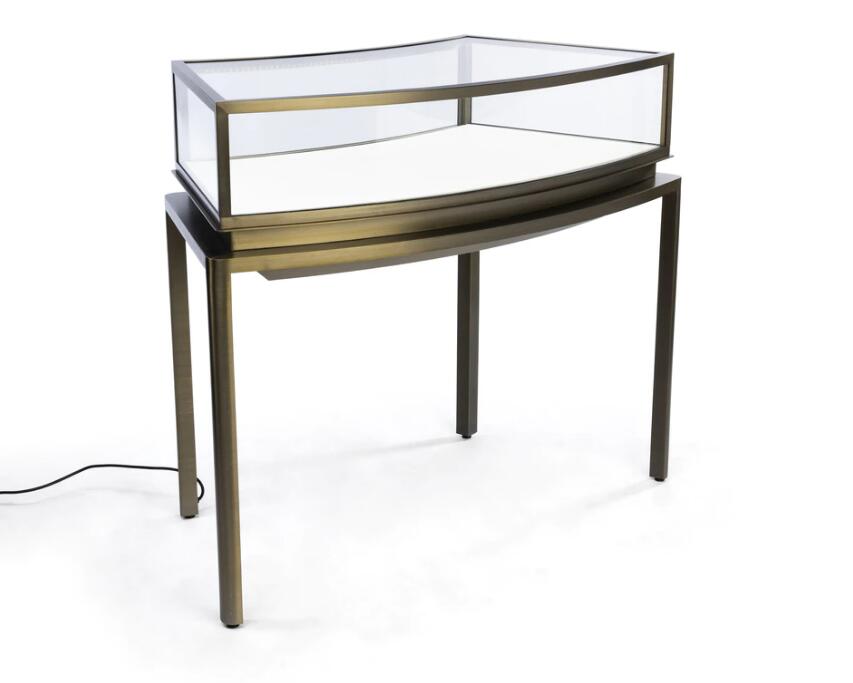stainless steel jewelry display cases