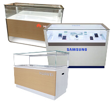 mobile store display cases