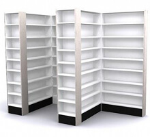 pharmacy shelving units
