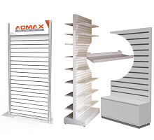 RX slatwall display racks