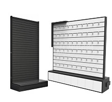 mobile shop slatwall display