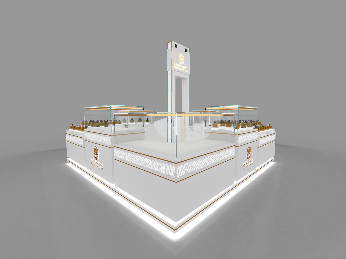 perfume kiosk