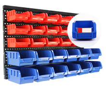 pharmacy wall mount bins & racks