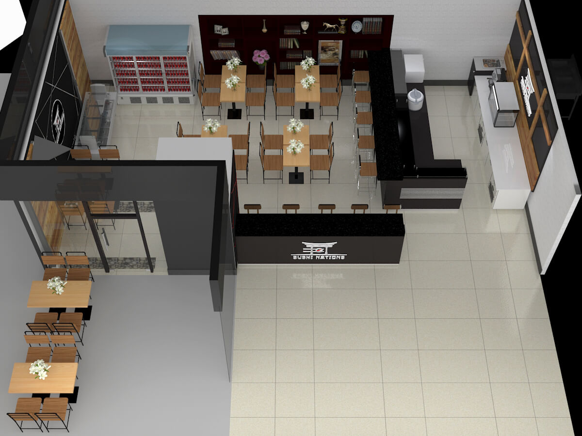 layout of the store
