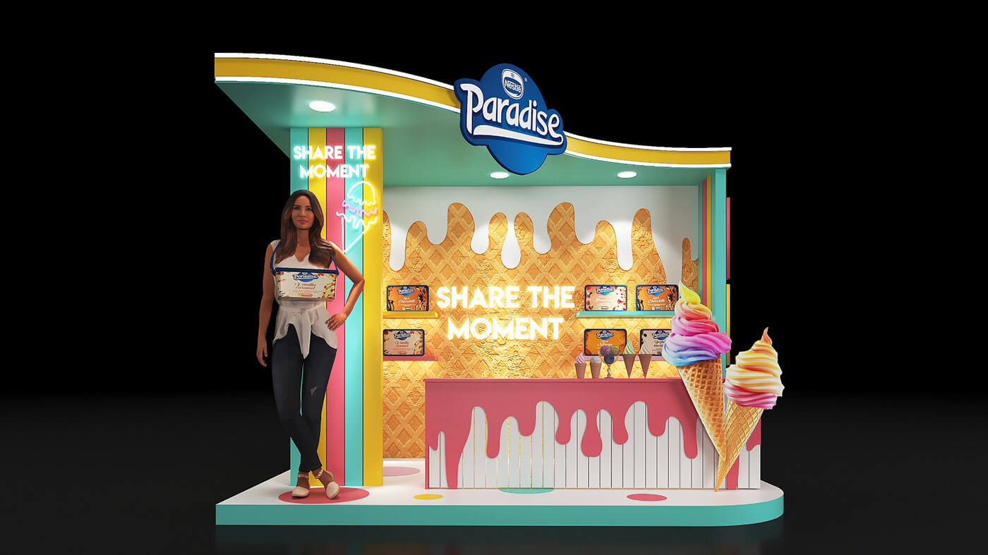 ice cream kiosk