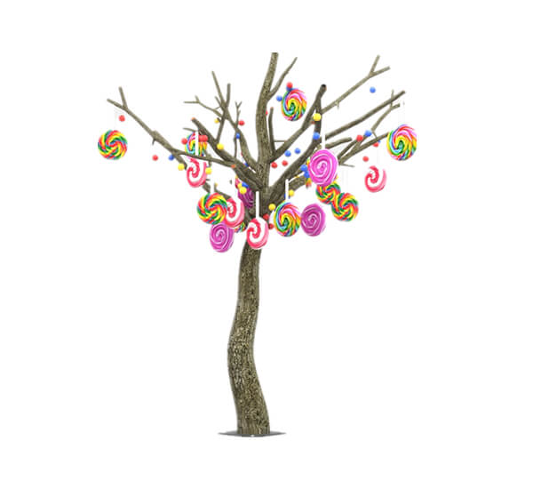 candy tree display