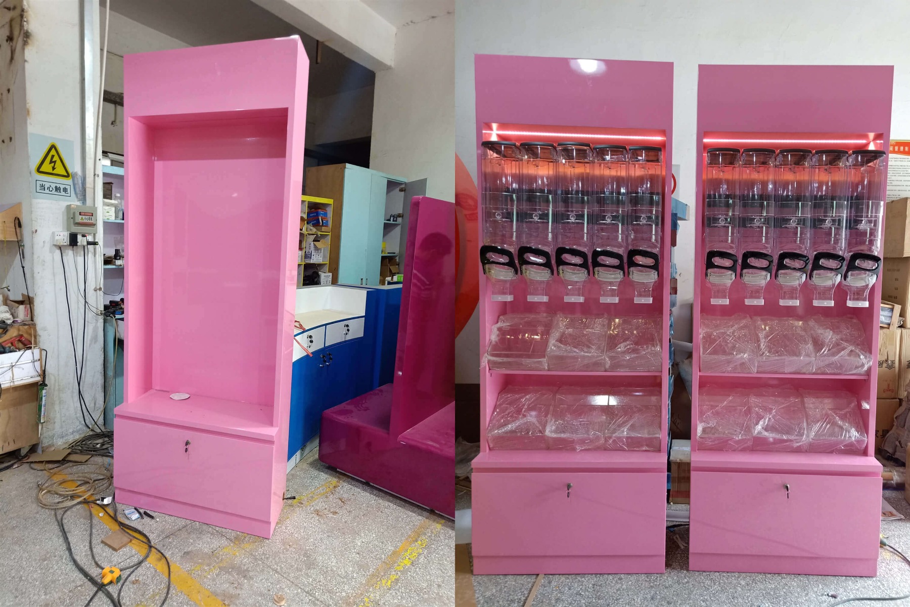 candy shop cabinet