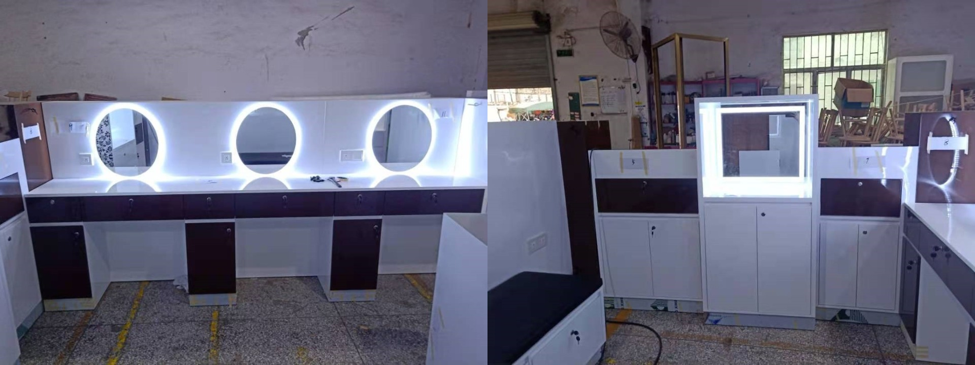 eyebrow thread kiosk