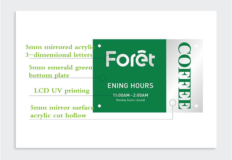 acrylic logo