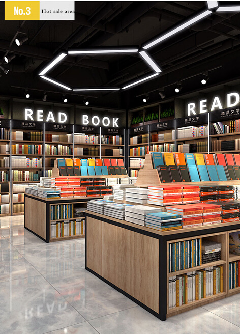 wooden shelves