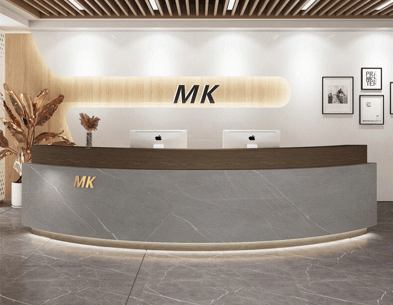 stone surface desk design