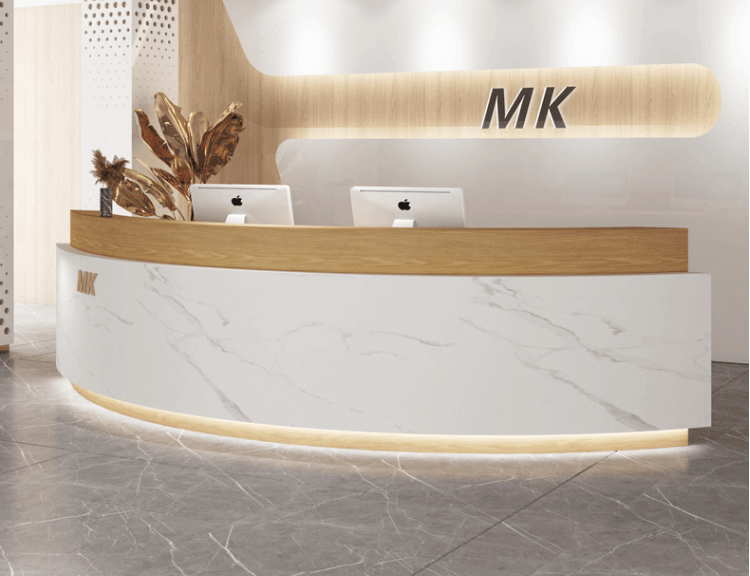 ARC SHAPE RECEPTION DESK
