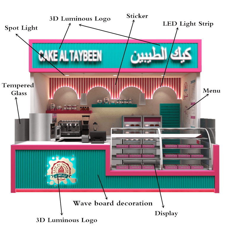 cake kiosk design