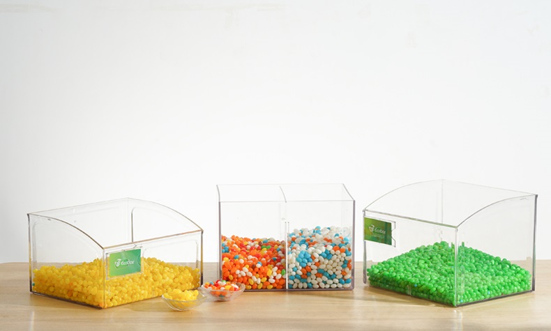 acrylic bins