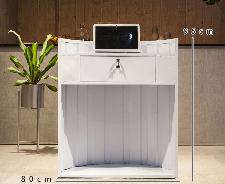 metal front desk