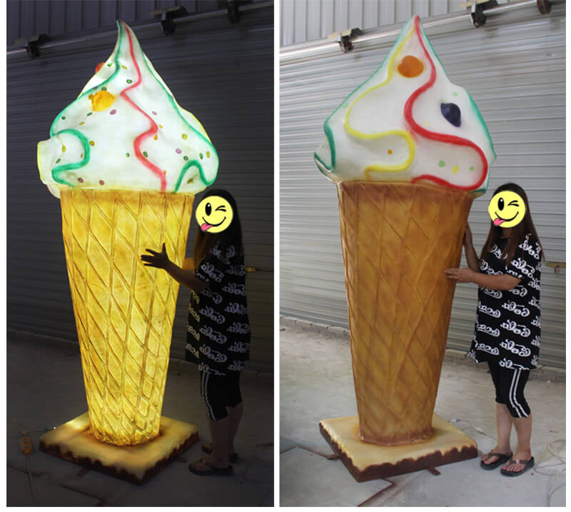 outdoor ice cream model