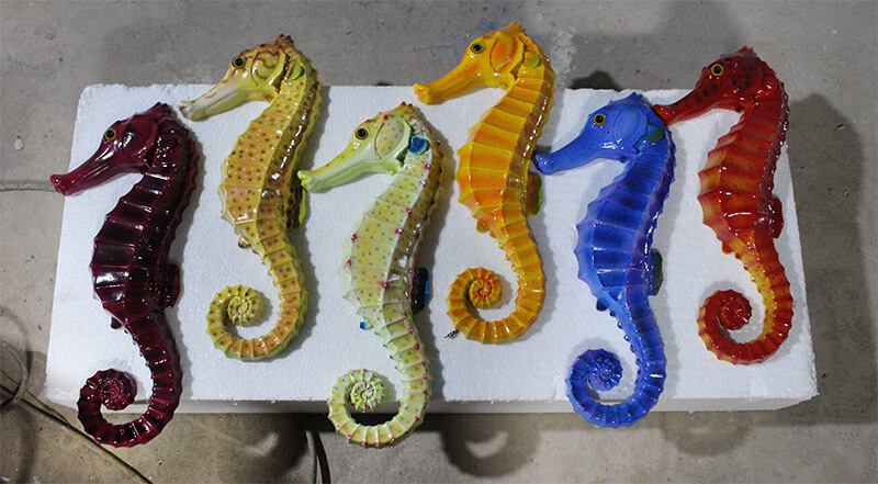 Seahorse sculpture
