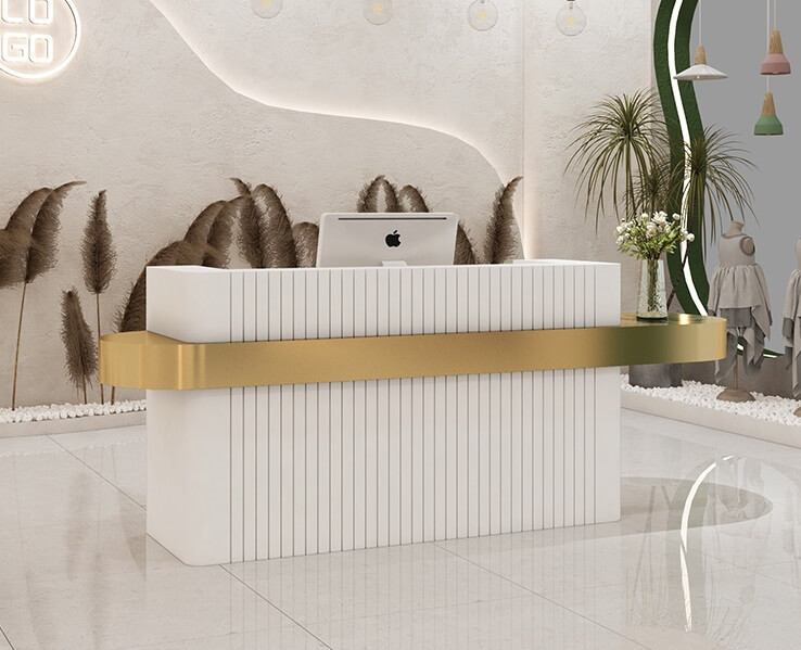 reception desk counter