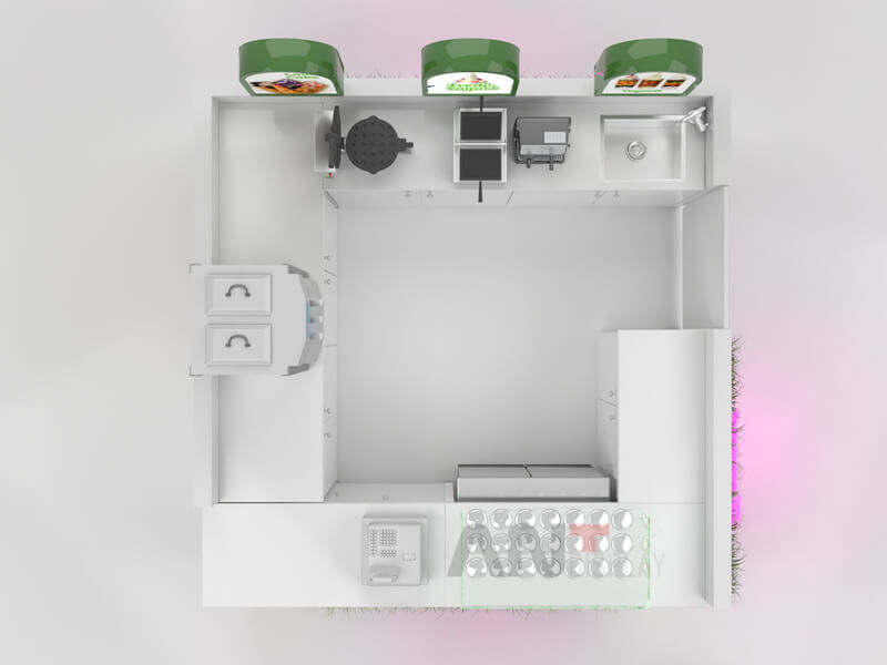 ice cream kiosk design