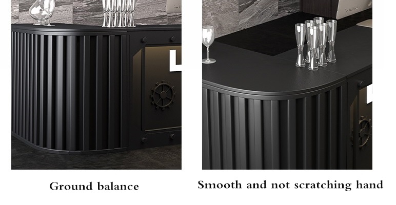 industrial style fron desk