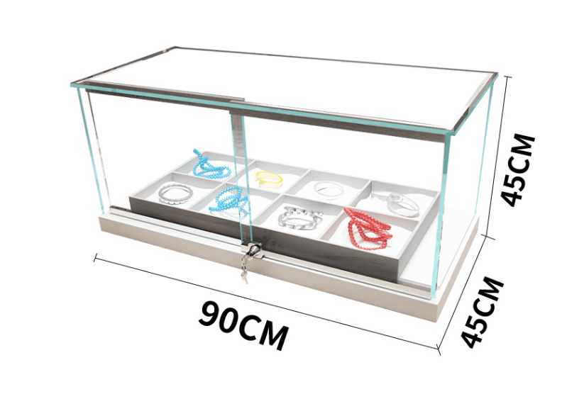 ultra-white glass stand