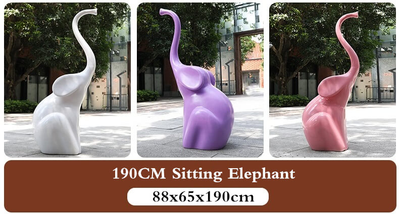 outdoor elephant model