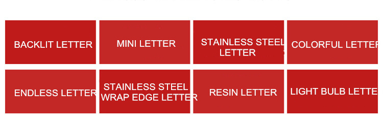 letter types