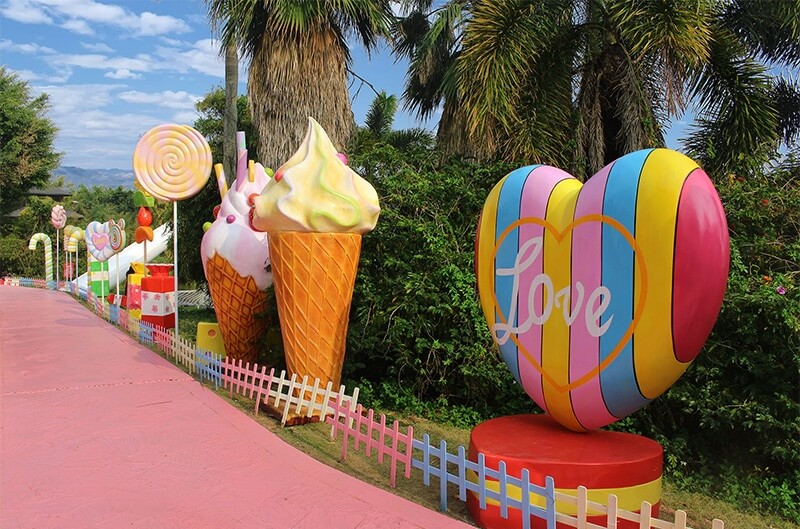 candy stand outside
