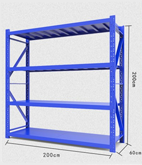 metal shelves